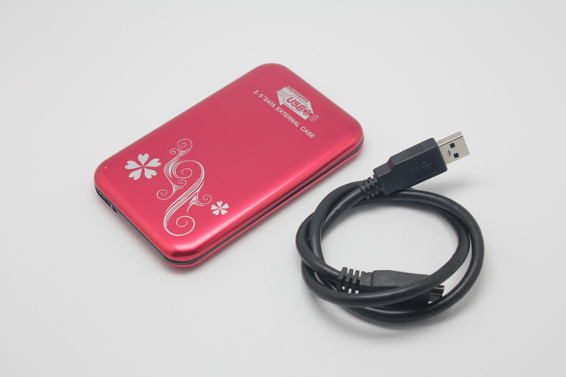 2.5인치 모바일 하드 드라이브 박스 새로운 멀티 컬러 지원 USB3.0 고속 전송 하드 드라이브 보관함