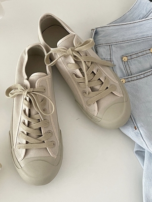 Opening韩国女鞋 ｜mone同款帆布鞋超火街拍韩系百搭学生单鞋