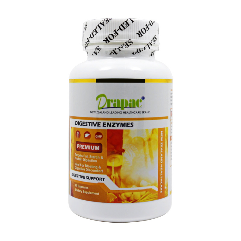 drapac消化酶酵素胶囊60粒/瓶
