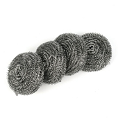 6个家用不锈钢钢丝球 不生锈 金属钢丝球洗锅清洁球刷锅铁丝球