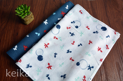 KEIKA日本擦手巾头巾长巾金鱼