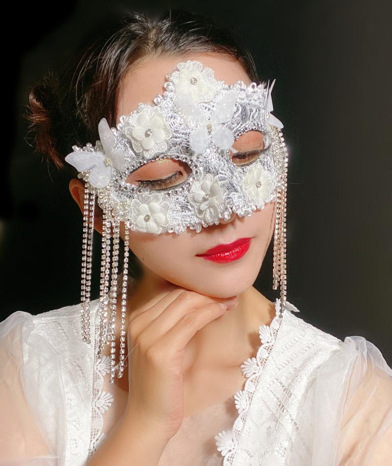 威尼斯高档假面面具舞会公主面纱酒吧演出派对年会万圣节直播