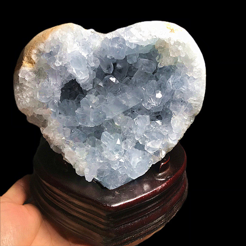 马达加斯加天青石 天然矿物晶体矿石标本原石宝石奇石摆件观赏石