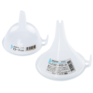 日本进口塑料醋油酒厨房分装液体家用大口径大号小号透明奶粉漏斗