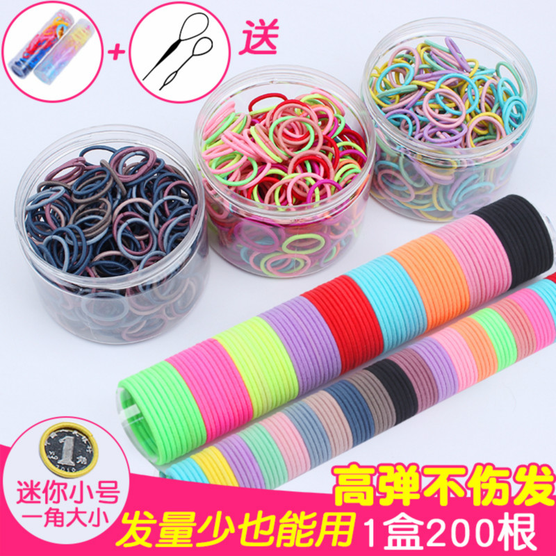 宝宝儿童发圈橡皮筋女童?#39134;?#23156;幼儿绑头发?#30007;?#21495;扎头不伤发头发饰