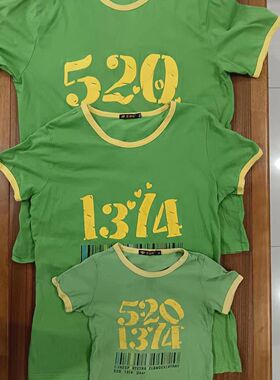 发2套5件亲子装八成新母子装父子装48720有瑕疵附实拍图