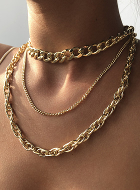 朋克颈链高品质男女通用