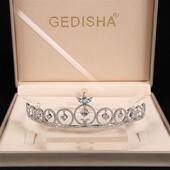 韩式 甜美公主王冠新娘结婚锆石皇冠婚礼头饰婚纱礼服配饰婚庆饰品