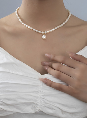 天然淡水真珍珠项链女2025年新款