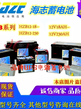 HAZE海志蓄电池HZB12-100 HZB12-18 HZB12-110 HZB12-55 HZB12-80