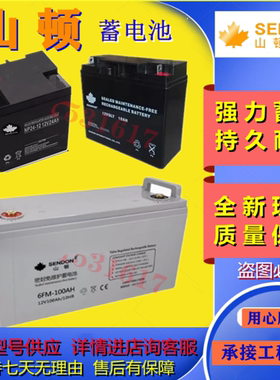 SENDON山顿蓄电池12VOLT12V7AH18AH NP24-12 38AH 6GFM100AH150AH