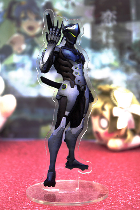 守望先锋源氏透明摆件立牌包邮