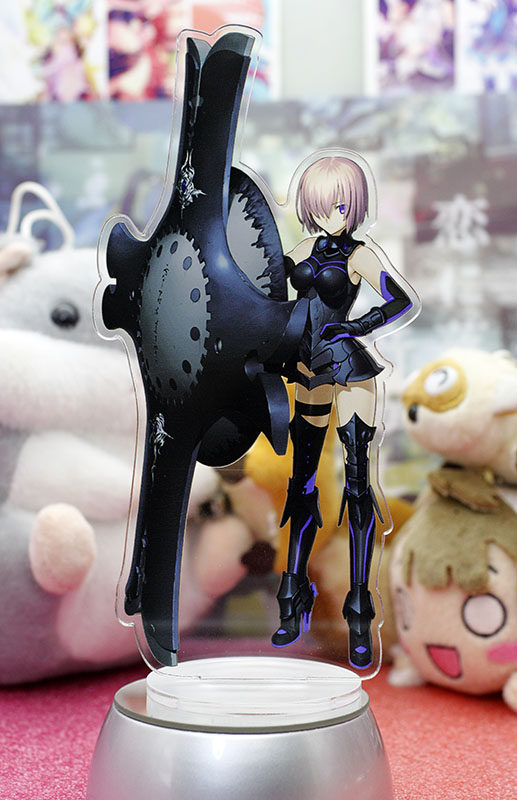包邮 FateGO 玛修·基列莱特学妹盾娘透明发光亚克力摆件立牌板绘
