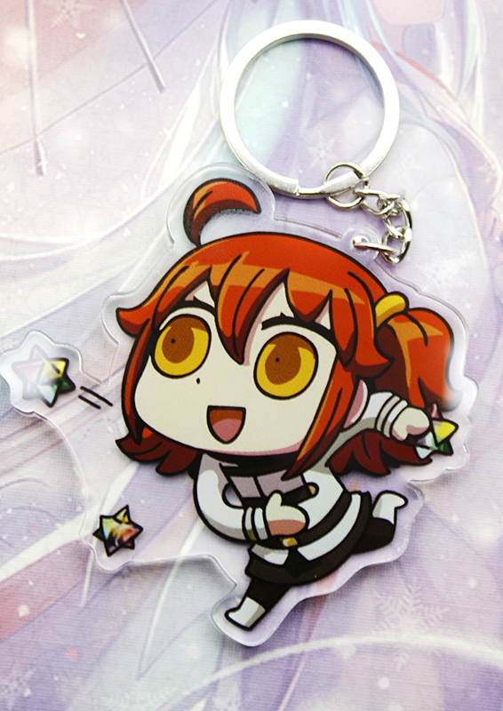 双层钥匙扣挂件咕哒子包邮