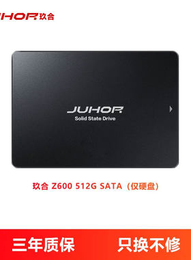 JUHOR玖合SSD固态硬盘Z600系列台式机笔记本电脑通用512GB/250GB