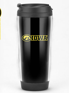 爱荷华大学衣阿华大学U-Iowa周边定制美国名校纪念品水杯子