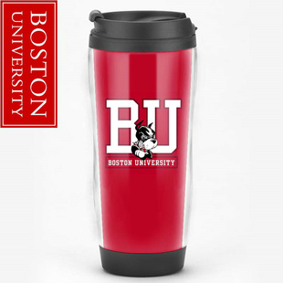 波士顿大学BU周边定制美国名校纪念品礼品水杯子咖啡杯