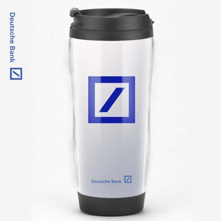 出口礼品 德意志银行定制员工纪念品赠品标志LOGO周边水杯子