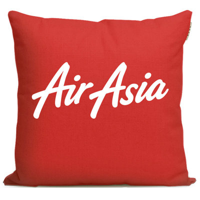 马来西亚亚洲航空AirAsia亚航纪念品周边定制汽车靠垫沙发抱枕