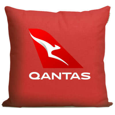 澳洲航空Qantas Airways纪念品沙发抱枕礼品周边枕头定制靠枕