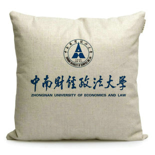 中南财经政法大学纪念品抱枕定制校徽文创礼品枕头同学聚会周边