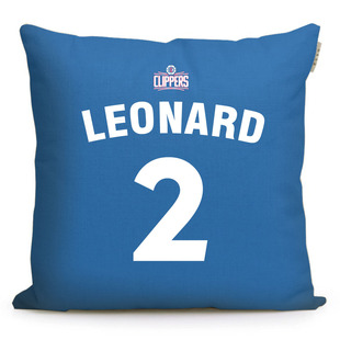 伦纳德小卡快船队2号篮球明星抱枕周边纪念品球迷礼物靠垫枕头