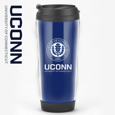 康涅狄格大学UConn周边定制美国名校纪念品水杯子学生咖啡杯