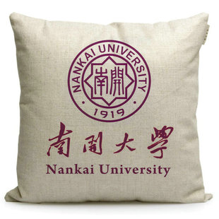 南开周边南开大学纪念品沙发抱枕定制文创毕业礼品学生靠垫枕头