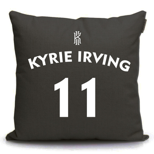 凯里欧文篮网11号周边定制篮球明星抱枕纪念品球迷靠垫腰枕枕头