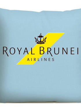 文莱皇家航空royal brunei airlines周边纪念品抱枕沙发靠垫枕头