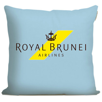 文莱皇家航空royal brunei airlines周边纪念品抱枕沙发靠垫枕头