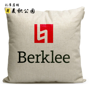 伯克利音乐学院纪念品周边沙发靠垫抱枕Berklee College of Music