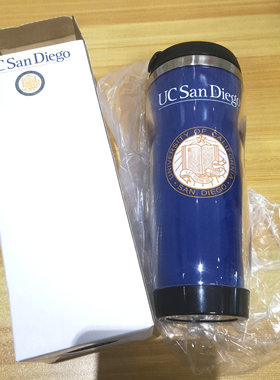 UCSD加州大学圣迭戈分校纪念品水杯子美国大学礼品周边咖啡杯