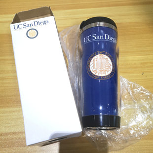 UCSD加州大学圣迭戈分校纪念品水杯子美国大学礼品周边咖啡杯