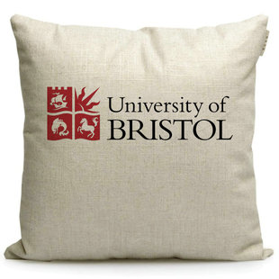 布里斯托大学Bristol纪念品英国名校周边午休靠枕沙发靠垫抱枕