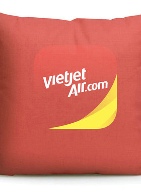 越捷航空VietJet纪念品马航沙发抱枕定制旅游赠品礼品枕头