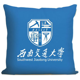 西南交通大学毕业留念沙发靠垫抱枕纪念品西南交大周边文创礼品