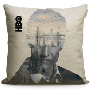 真探True Detective马修麦康纳美剧周边纪念创意礼物沙发抱枕