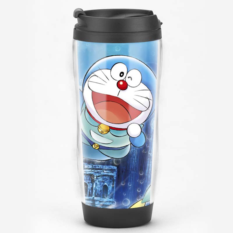 哆啦a梦机器猫Doraemon纪念品卡通动漫周边儿童礼品收藏款水杯子