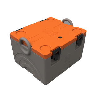 76L公司酒店学校食堂野营盒饭配送餐食品级滚塑冷热周转保温箱