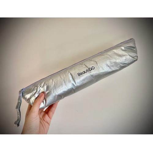 68包邮｜太空银薰衣草紫杜邦纸轻便夹棉防震卷发棒夹板收纳包袋