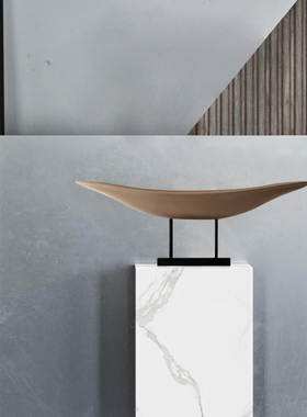 木质工艺品酒店样板间装饰玄关摆件创意软装艺术品装饰摆放