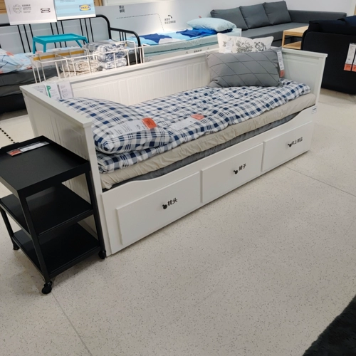 Ikea, телескопический диван для двоих, универсальная коробочка для хранения