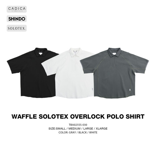 新款solotex华夫格POLO衫
