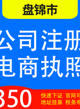 盘锦市盘山县，大洼区、双台子区、兴隆台区代办公司营业执照注册