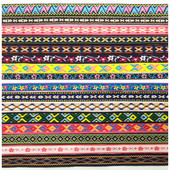 细花边服装 帽包边 刺绣民族风DIY娃衣团扇鞋 辅料窄1cm彩色织带 包邮