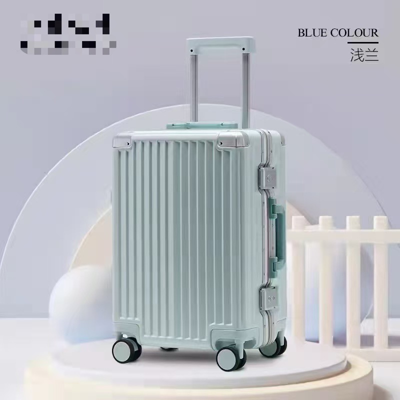 新美艺拉杆铝框行李箱24寸万向轮登机旅行箱网红拉杆箱男女