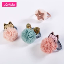 Quần áo trẻ em sáo phụ kiện tóc cho bé gái 2018 kiểu mới phong cách đa dạng cột tóc scrunchies