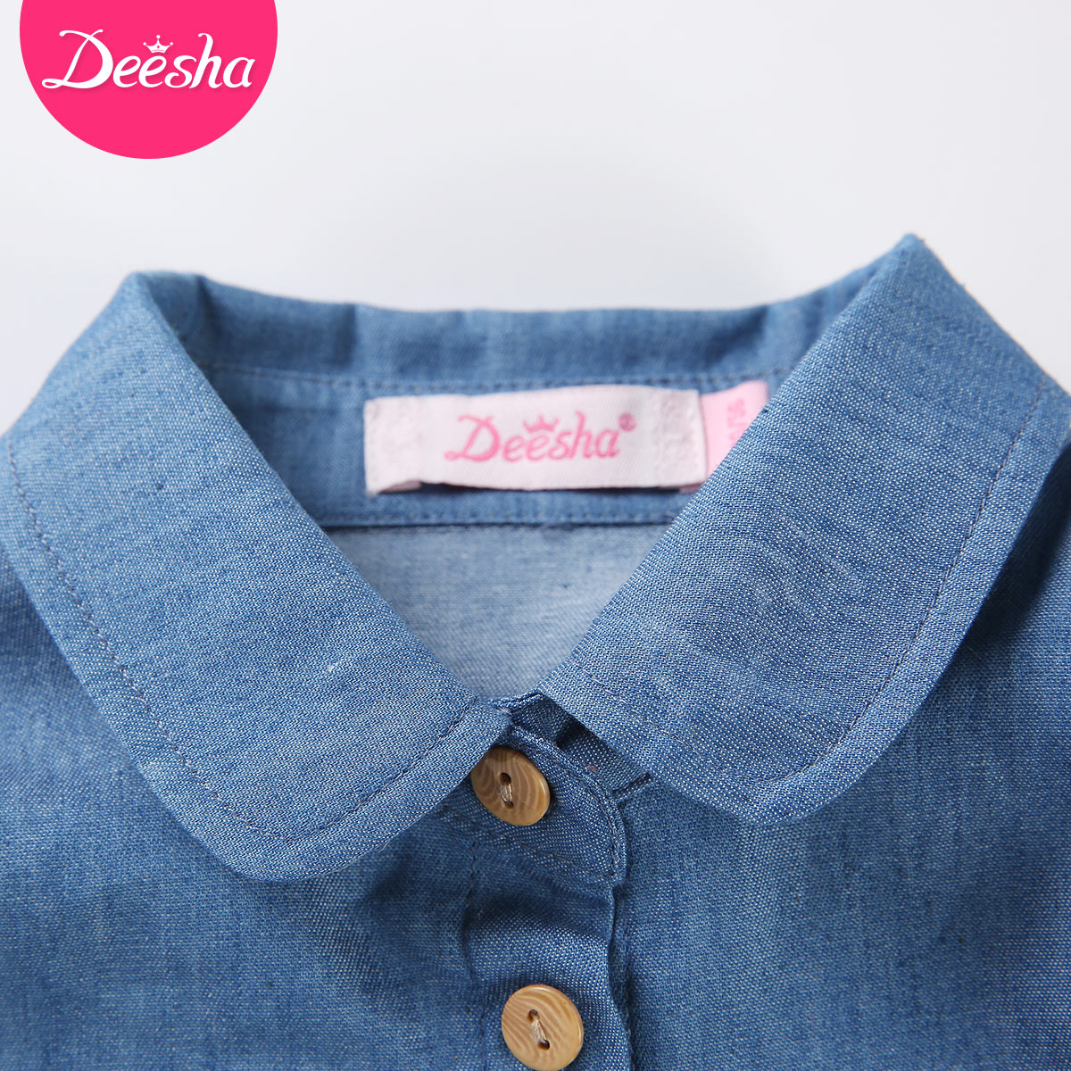 Chemise fille DEESHA à manche longue - Ref 2084568 Image 3