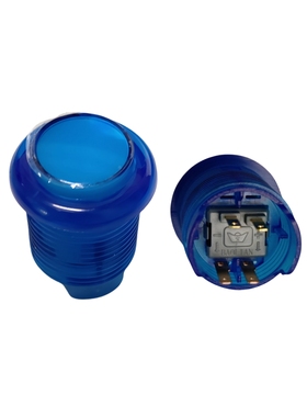 游戏机配件按键33mm 蓝色小圆按键4P按钮可用于星球联盟